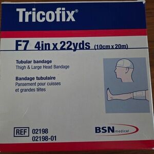 BSN 02198 Tricofix Tubular Bandage 4" x 22 Yds Size F7 (10cm x 20m)